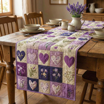 Blossom Grace Quilted Table Runner Halloween Table Runner Thanksgiving Table Decor