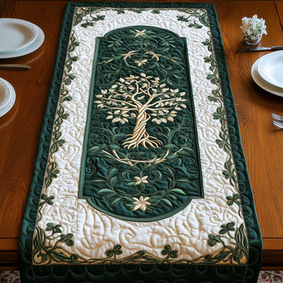 Timeless Celtic Tree Quilted Table Runner Halloween Table Runner Thanksgiving Table Decor