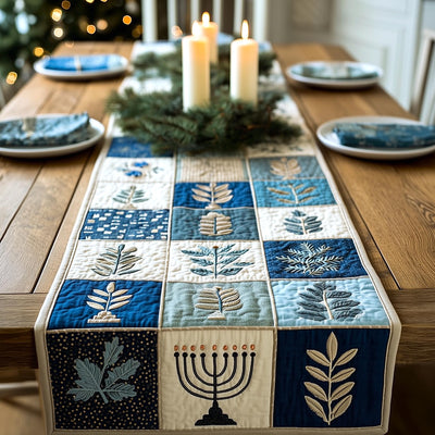Festival Lights Quilted Table Runner Halloween Table Runner Thanksgiving Table Decor
