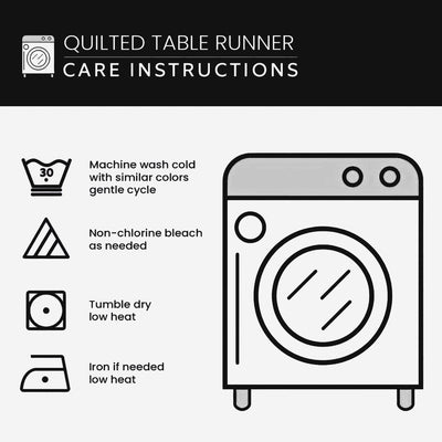 Sun Bloom Quilted Table Runner Halloween Table Runner Thanksgiving Table Decor