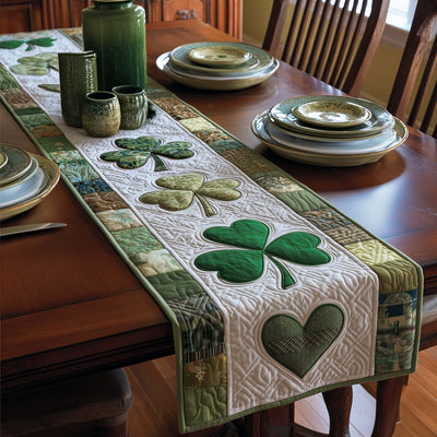 Blessed Greenery Quilted Table Runner Halloween Table Runner Thanksgiving Table Decor