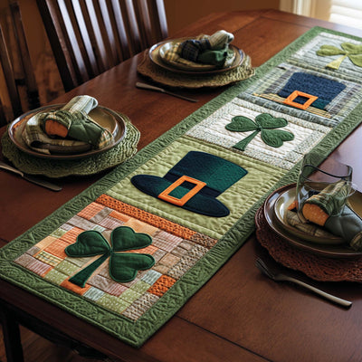 Blessed Greenery Quilted Table Runner Halloween Table Runner Thanksgiving Table Decor