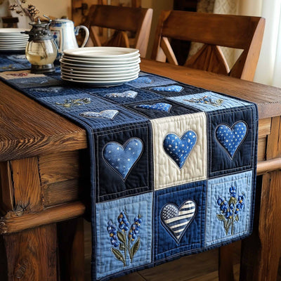 Country Bloom Quilted Table Runner Halloween Table Runner Thanksgiving Table Decor