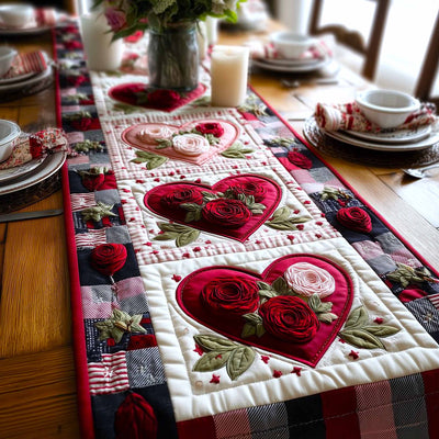 Prairie Bloom Quilted Table Runner Halloween Table Runner Thanksgiving Table Decor