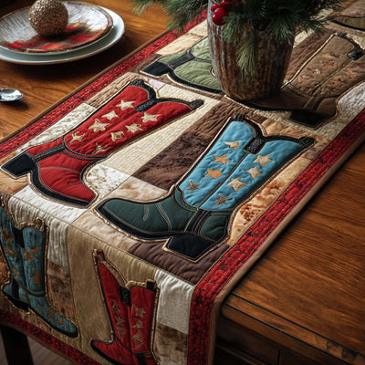 Western Mesa Quilted Table Runner Halloween Table Runner Thanksgiving Table Decor