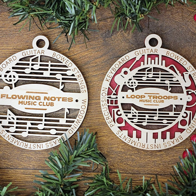Art Club Wood Sign, Family Christmas Ornament, Christmas Decor