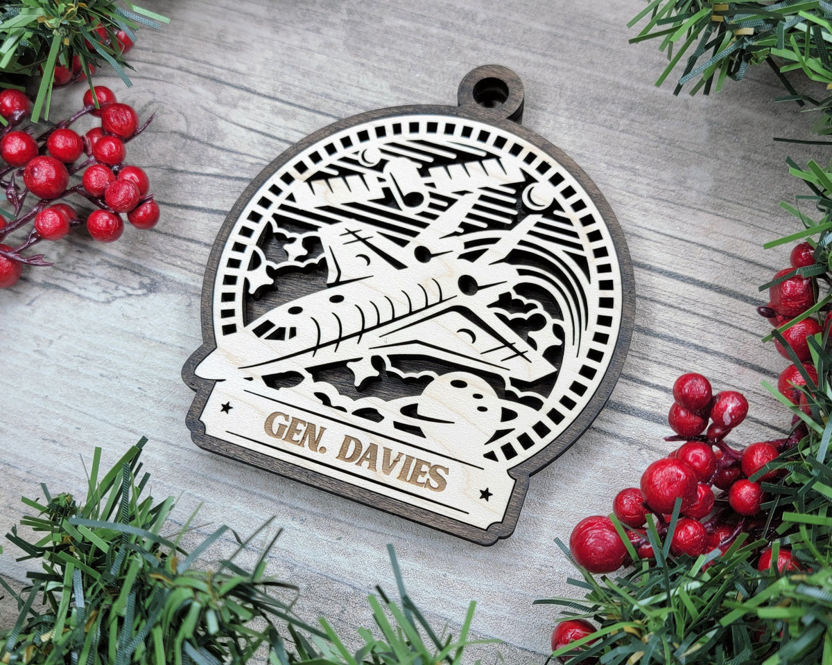 Custom Armed Forces Wonderland Wood Sign, Family Christmas Ornament, Christmas Decor