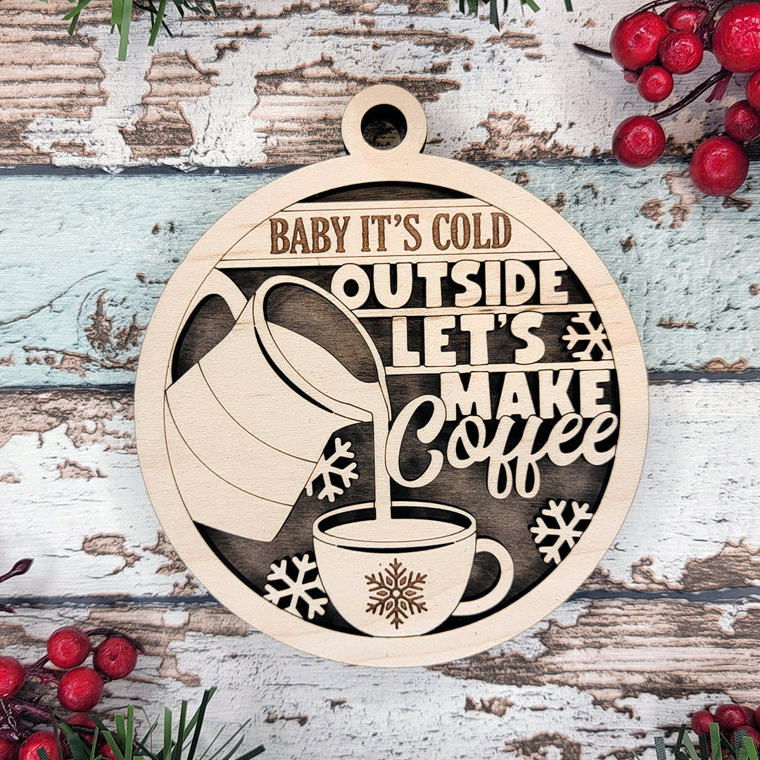 Brew Tastic Wood Sign, Family Christmas Ornament, Christmas Decor