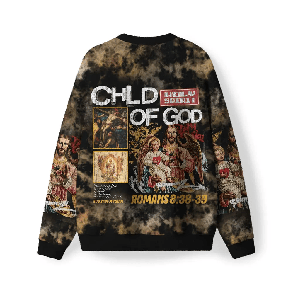 Child Of God Christian Funny Ugly Sweater, Ugly Xmas Sweater, Christmas Ugly Sweatshirt