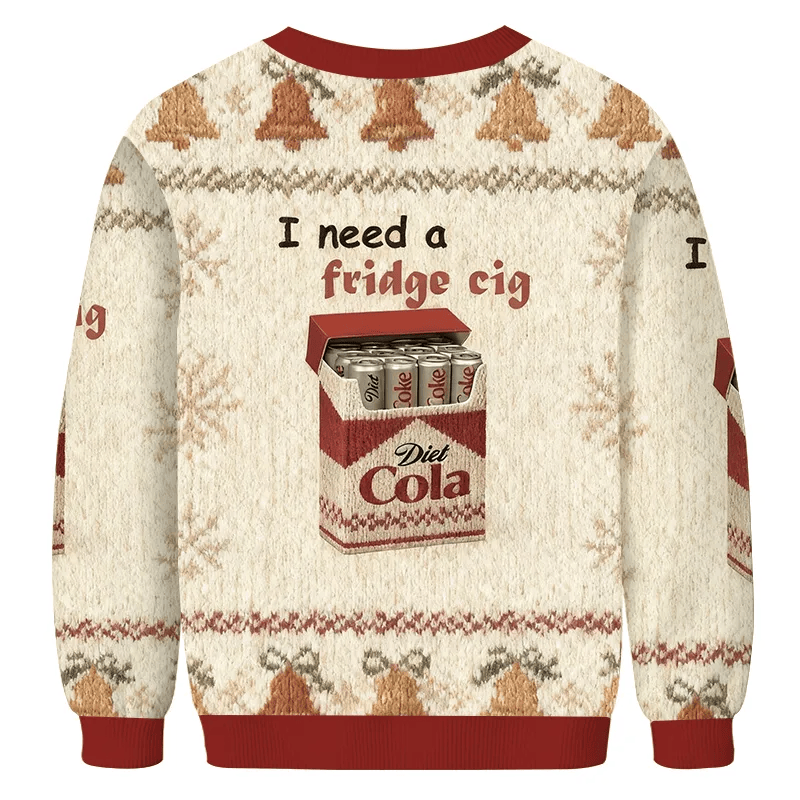 Funny I Need A Diet Coke Vintage Ugly Sweater, Ugly Xmas Sweater, Christmas Ugly Sweatshirt