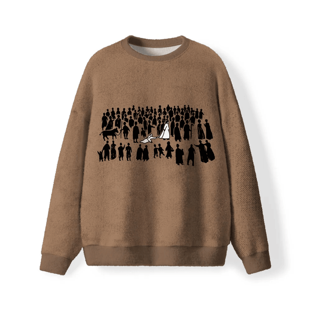 By His Wounds We Are Healed Christian Funny Ugly Sweater, Ugly Xmas Sweater, Christmas Ugly Sweatshirt