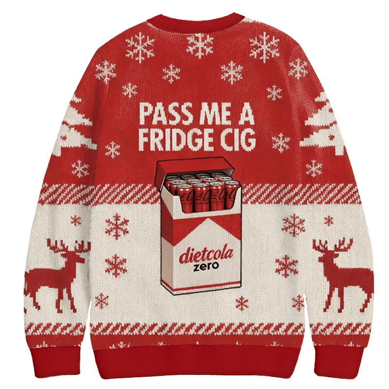 Red I Need A Diet Cola Christmas Sweater, Ugly Xmas Sweater, Christmas Ugly Sweatshirt