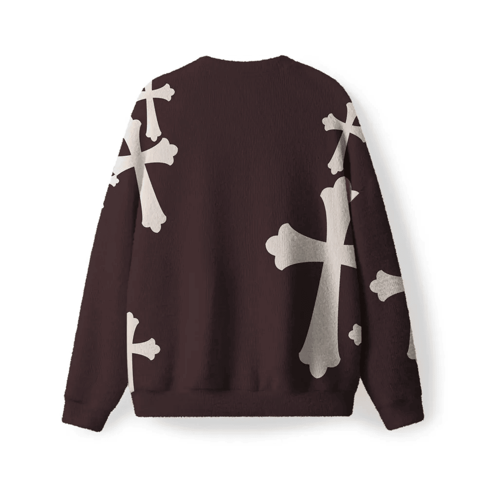 The Cross Christian Funny Ugly Sweater, Ugly Xmas Sweater, Christmas Ugly Sweatshirt