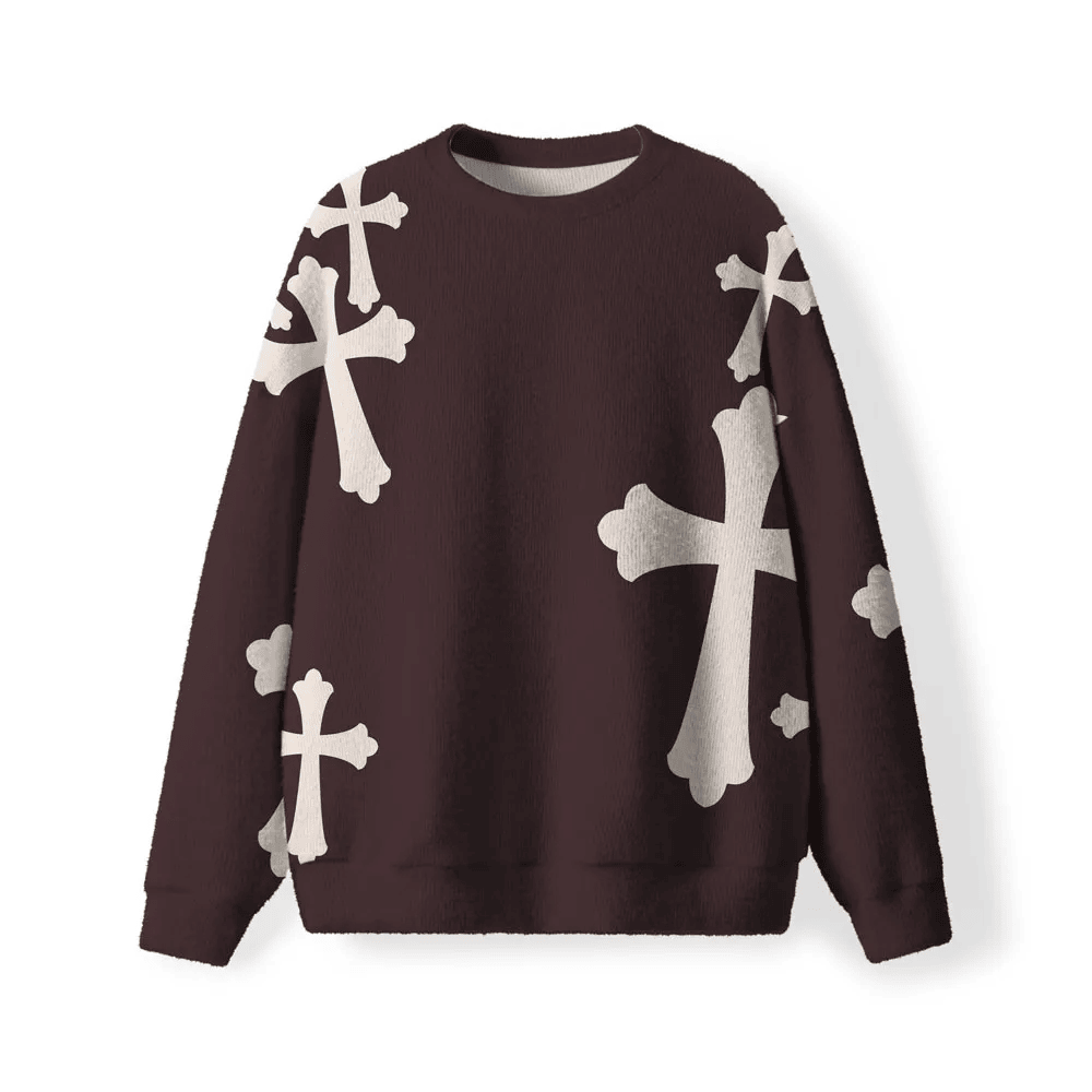 The Cross Christian Funny Ugly Sweater, Ugly Xmas Sweater, Christmas Ugly Sweatshirt
