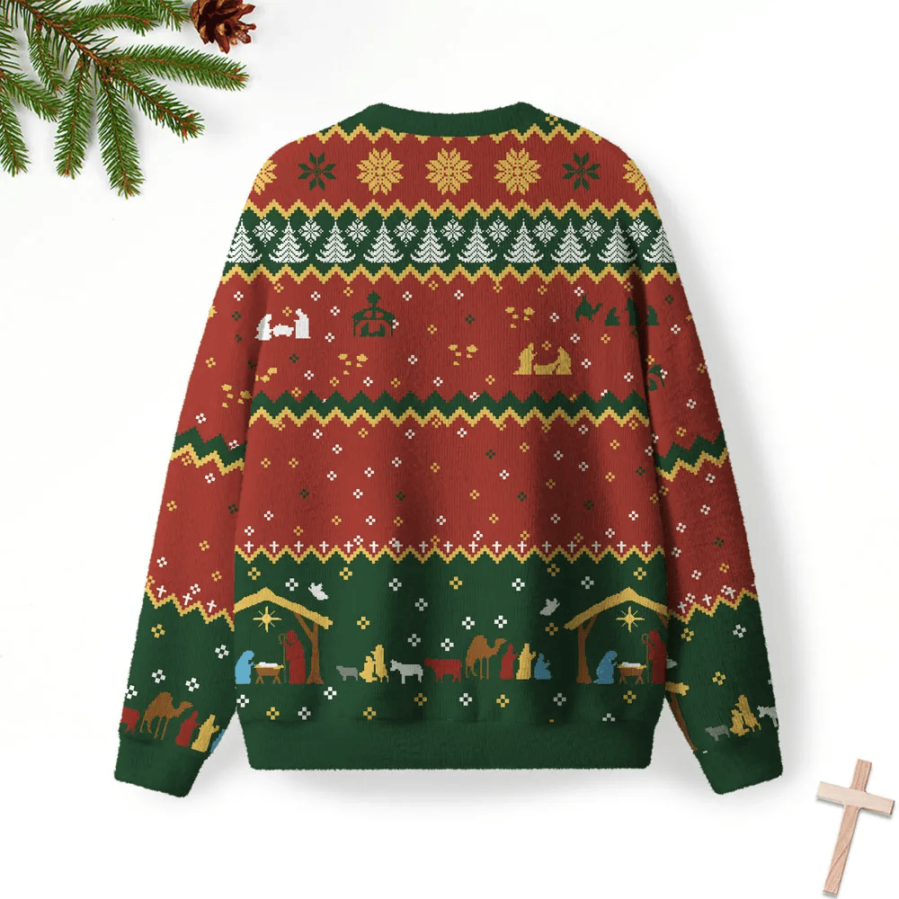 Go Jesus It’s Your Birthday Christian Funny Ugly Sweater, Ugly Xmas Sweater, Christmas Ugly Sweatshirt