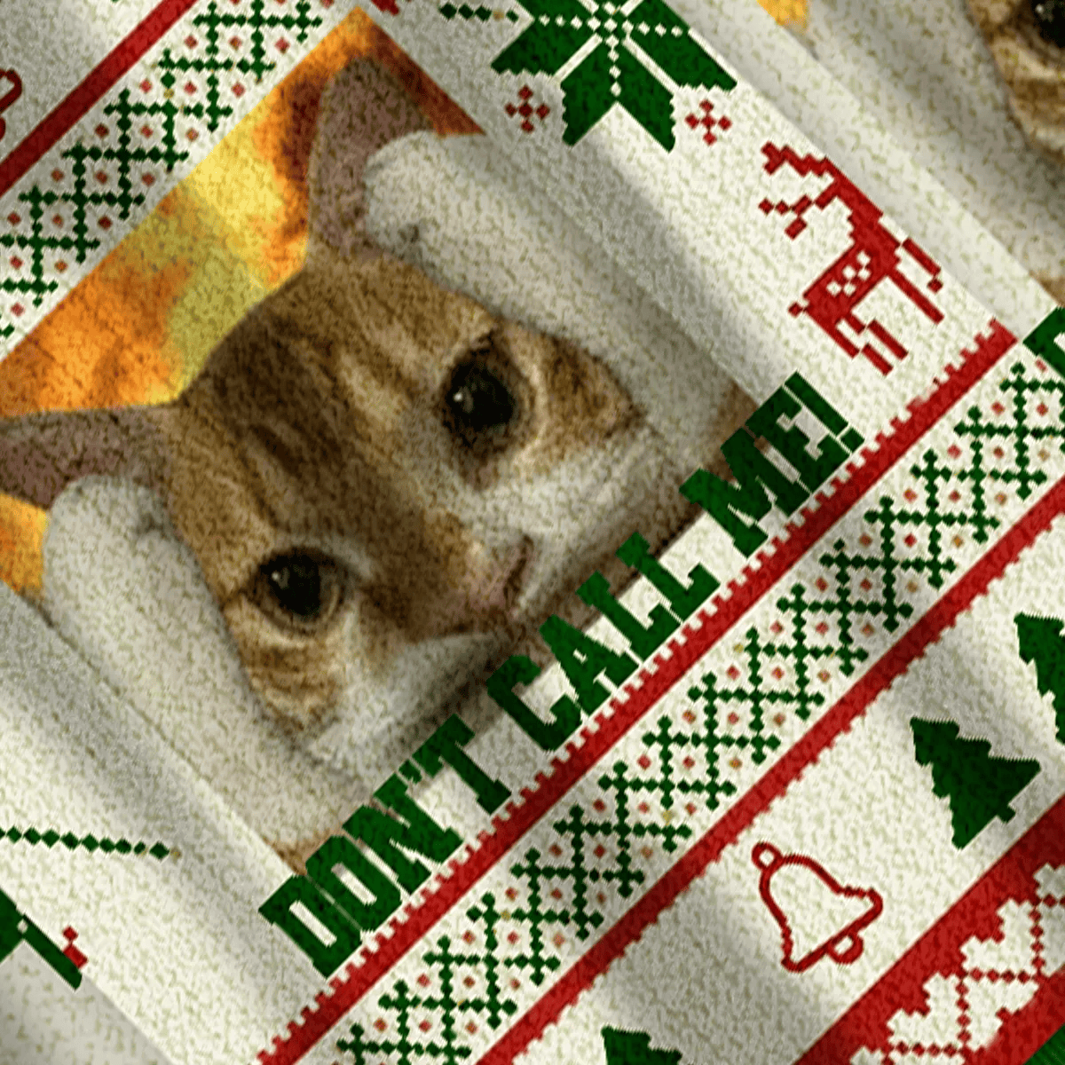 Don't Call Me Cat Meme Ugly Sweater, Funny Christmas Ugly Sweatshirt, Xmas Ugly Sweater