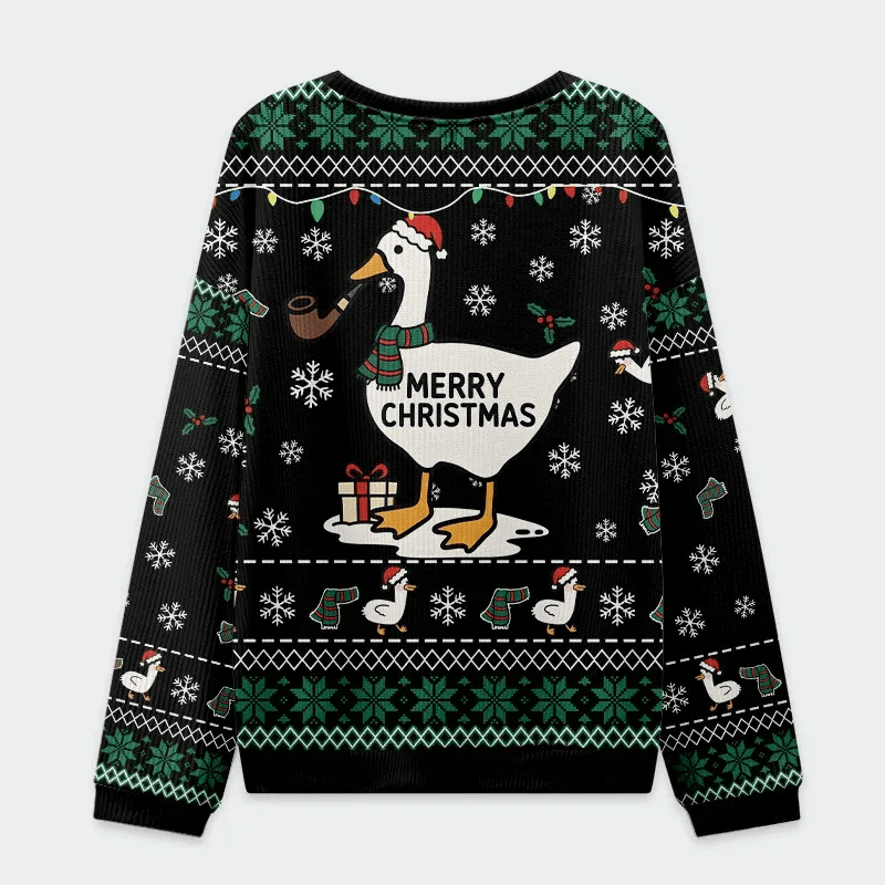 Don't Watch Duck Games Funny Ugly Sweater, Ugly Xmas Sweater, Christmas Ugly Sweatshirt
