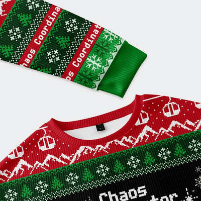 Holiday Chaos Coordinator Funny Ugly Sweater, Ugly Xmas Sweater, Christmas Ugly Sweatshirt