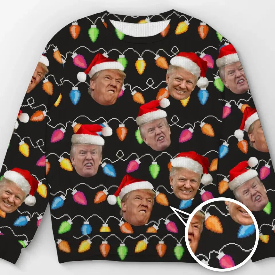 Here Comes Santa Claus Sweatshirt, Funny Ugly Christmas Sweater, Christmas Gift Idea