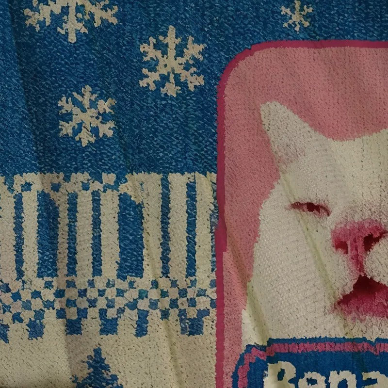 Funny Benadryl Meme Cat Ugly Sweater, Gift Ideas For Cat Lovers, Christmas Ugly Sweatshirt