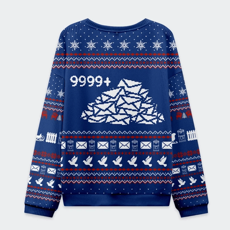 Work Emails During Holiday Funny Ugly Sweater, Ugly Xmas Sweater, Christmas Ugly Sweatshirt