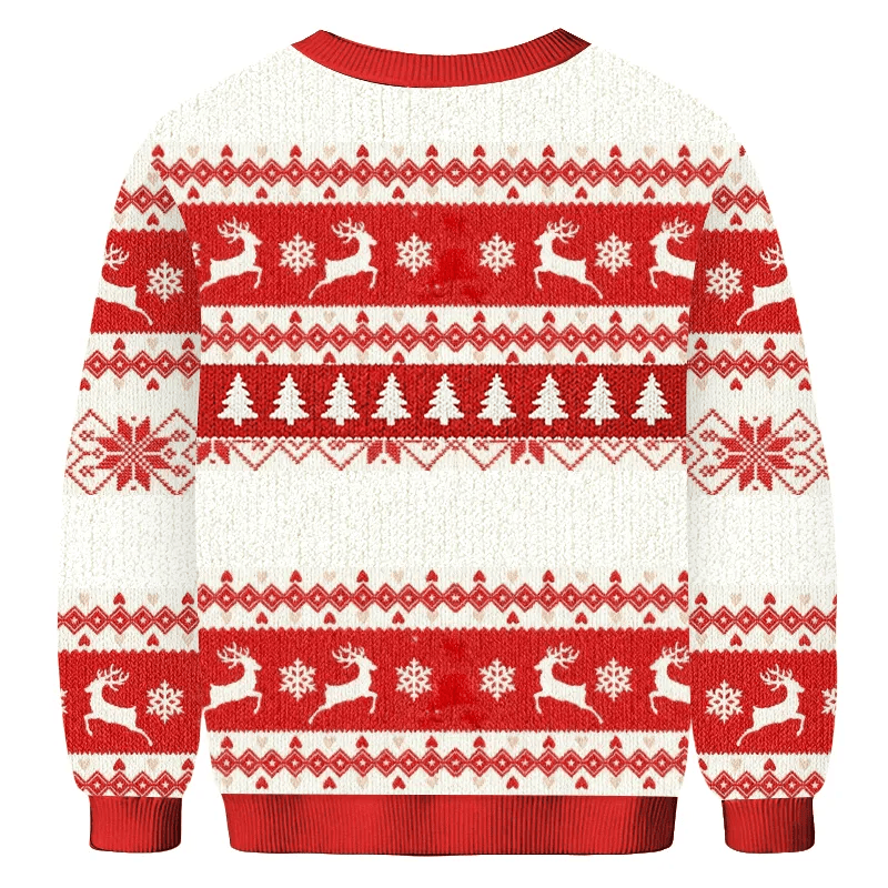 Japanese Cat Smoking Ugly Sweater, Funny Christmas Ugly Sweatshirt, Xmas Ugly Sweater, Cat Lover Gift