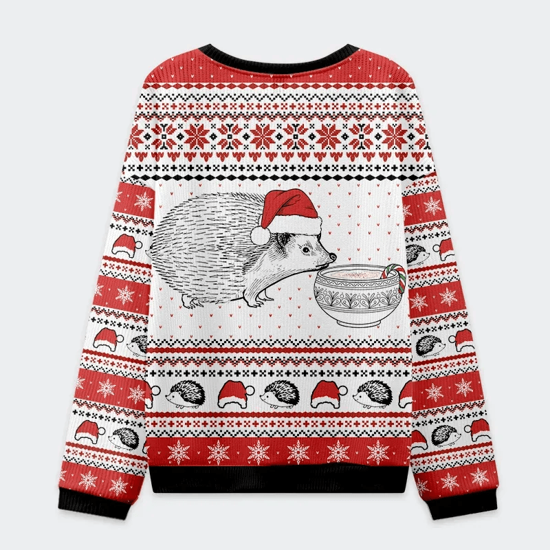 Hedgehog Rejection Funny Ugly Sweater, Ugly Xmas Sweater, Christmas Ugly Sweatshirt