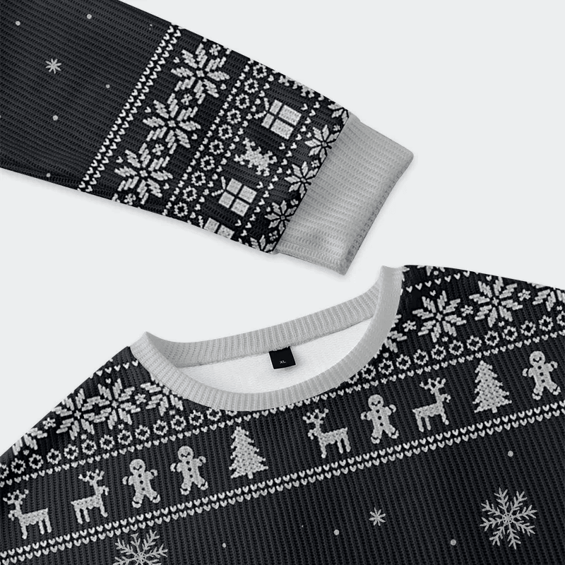The Cat's Christmas String Pull Funny Ugly Sweater, Ugly Xmas Sweater, Christmas Ugly Sweatshirt