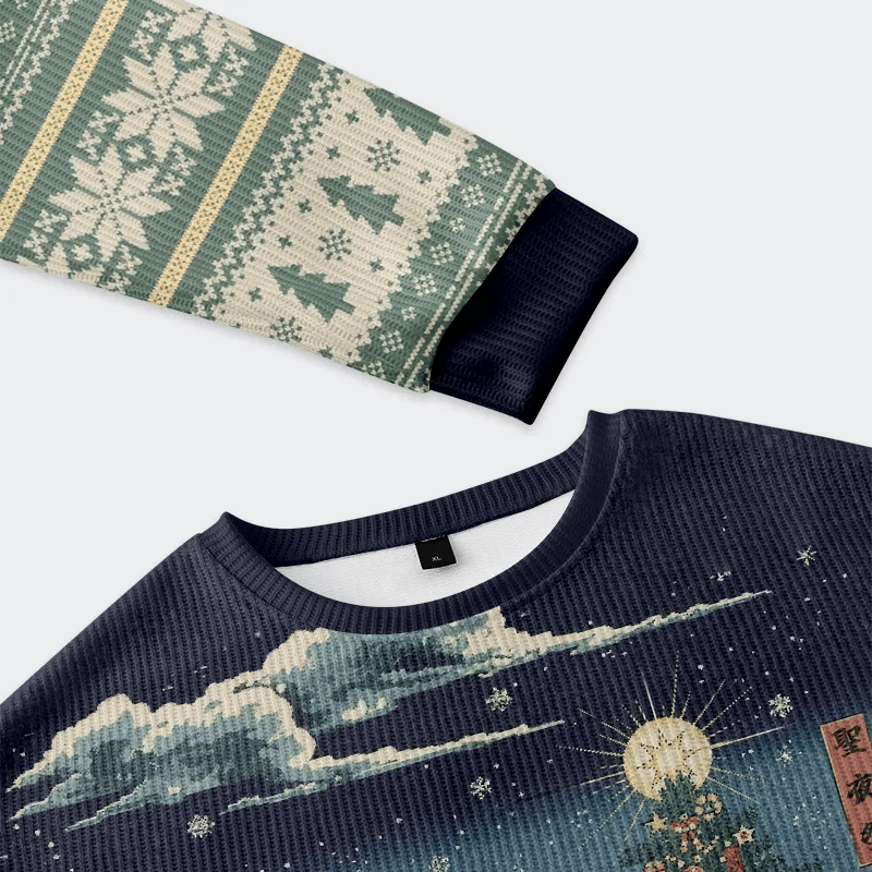 Japanese Traditions Funny Ugly Sweater, Ugly Xmas Sweater, Christmas Ugly Sweatshirt