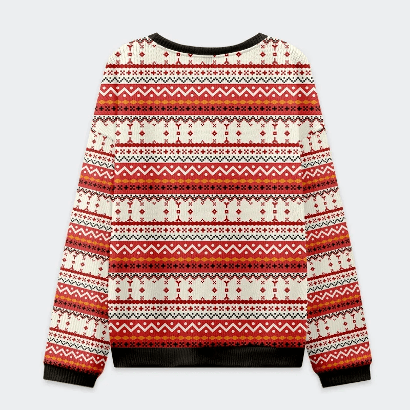 Arrested Cat Funny Ugly Sweater, Ugly Xmas Sweater, Christmas Ugly Sweatshirt