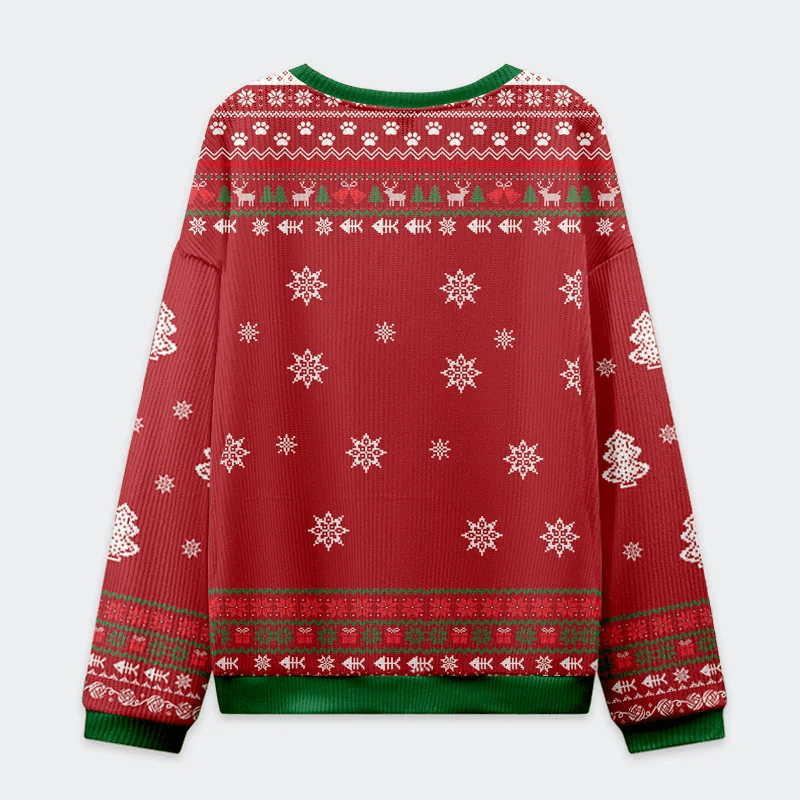 Funny Cat What Christmas Get To Work Funny Ugly Sweater, Ugly Xmas Sweater, Christmas Ugly Sweatshirt