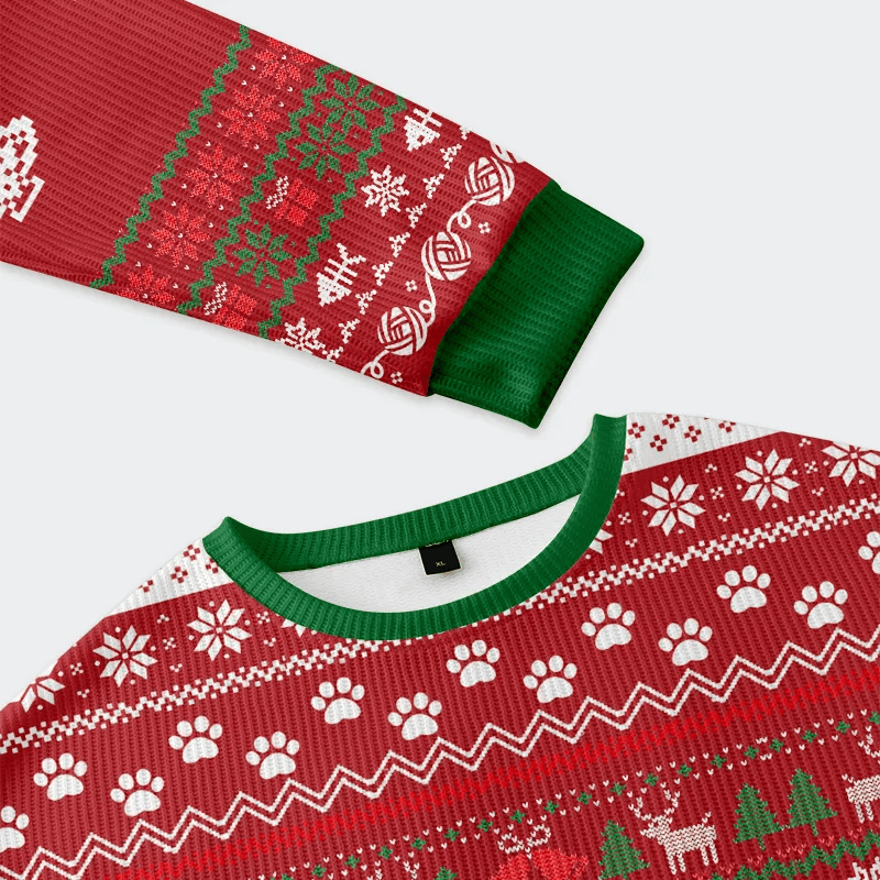 Catbee Funny Ugly Sweater, Ugly Xmas Sweater, Christmas Ugly Sweatshirt