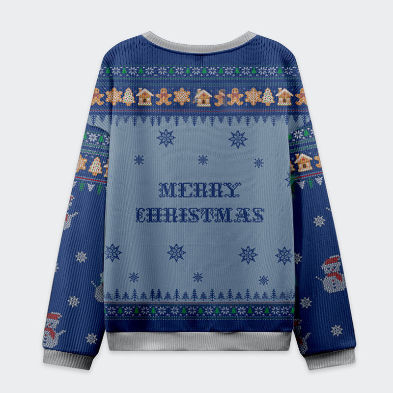 Chaos: Cat, Crow And Fish Unite Funny Ugly Sweater, Ugly Xmas Sweater, Christmas Ugly Sweatshirt
