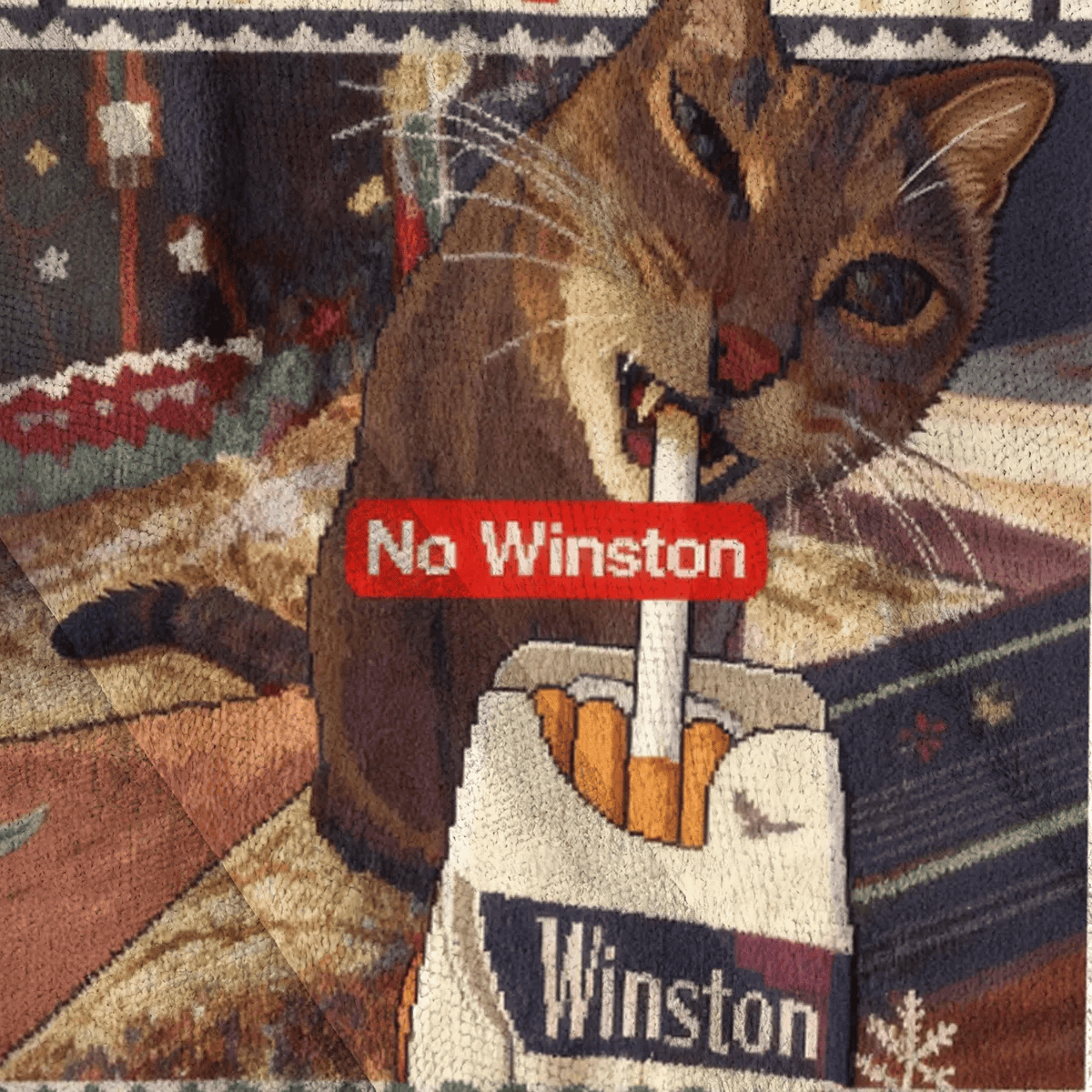 No Smoking Cat Meme Ugly Sweater, Funny Christmas Ugly Sweatshirt, Gift Ideas For Cat Lovers