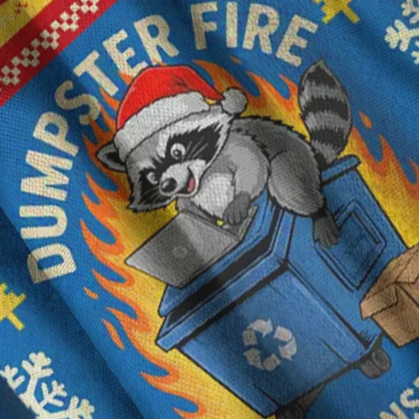 Dumpster Fire Response Team Raccoon Funny Ugly Sweater, Ugly Xmas Sweater, Christmas Ugly Sweatshirt