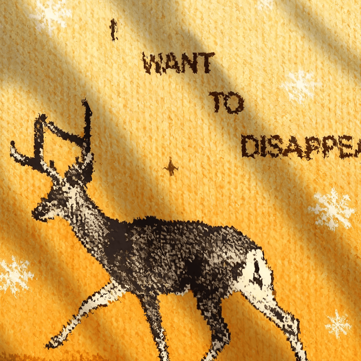 I Want To Transform Into A Deer Yellow Funny Ugly Sweater, Ugly Xmas Sweater, Christmas Ugly Sweatshirt