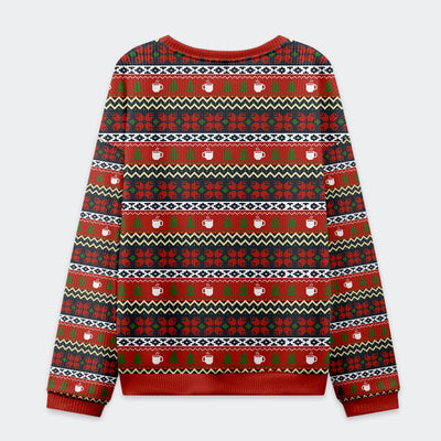 Naughty List Funny Ugly Sweater, Ugly Xmas Sweater, Christmas Ugly Sweatshirt
