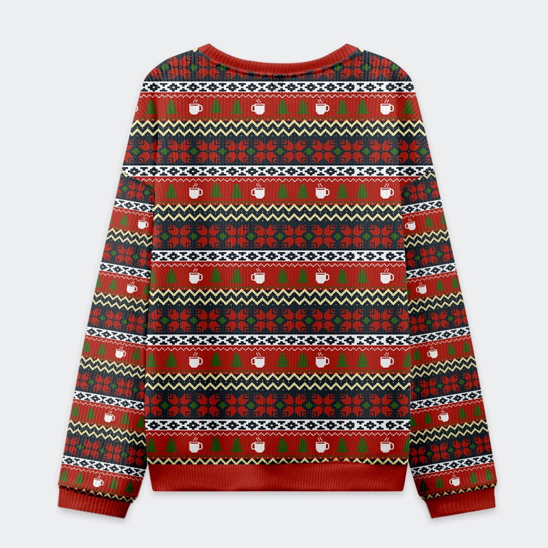 Naughty List Funny Ugly Sweater, Ugly Xmas Sweater, Christmas Ugly Sweatshirt