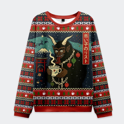 Naughty List Funny Ugly Sweater, Ugly Xmas Sweater, Christmas Ugly Sweatshirt
