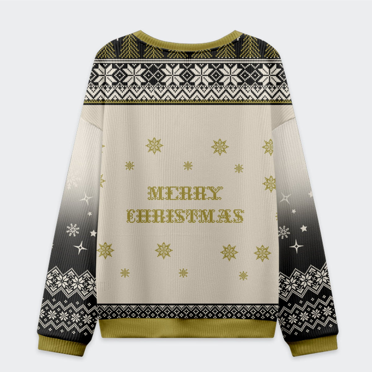 Black Cat Drinking Tea Funny Ugly Sweater, Ugly Xmas Sweater, Christmas Ugly Sweatshirt