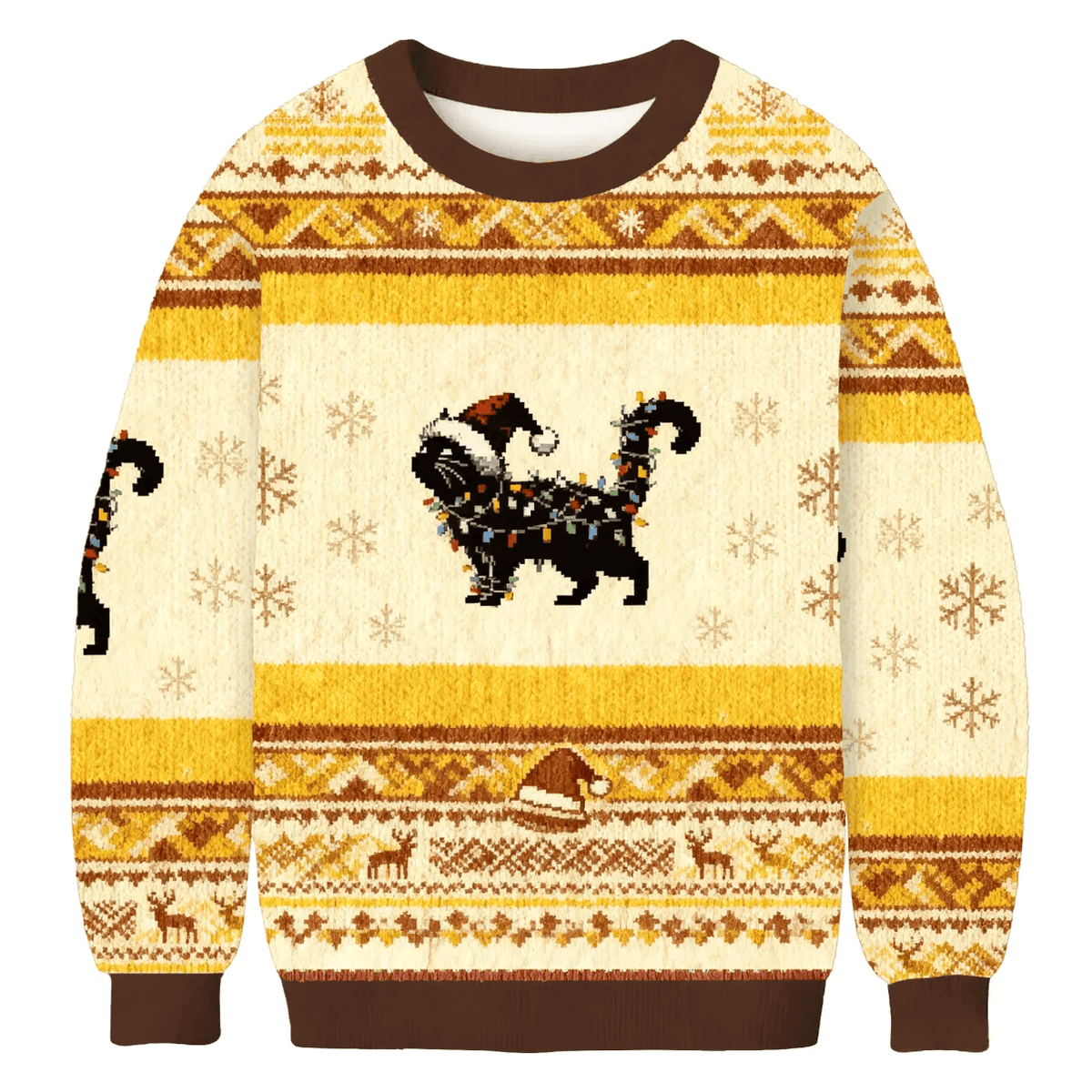 Funny Cute Cat Funny Ugly Sweater, Ugly Xmas Sweater, Christmas Ugly Sweatshirt