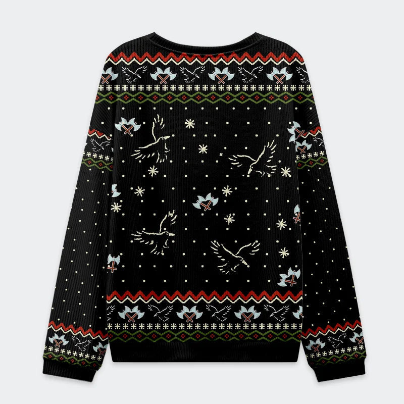 Vikings Celebrate Funny Ugly Sweater, Ugly Xmas Sweater, Christmas Ugly Sweatshirt