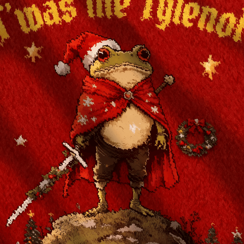 Twas The Tylenol M'lord Funny Frog Funny Ugly Sweater, Ugly Xmas Sweater, Christmas Ugly Sweatshirt