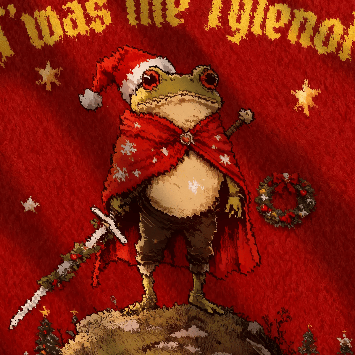 Twas The Tylenol M'lord Funny Frog Funny Ugly Sweater, Ugly Xmas Sweater, Christmas Ugly Sweatshirt