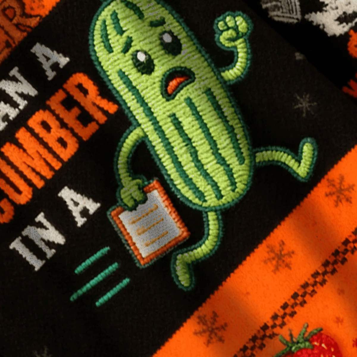 Funny Busier Than A Cucumber Ugly Sweater, Funny Christmas Ugly Sweatshirt, Xmas Ugly Sweater