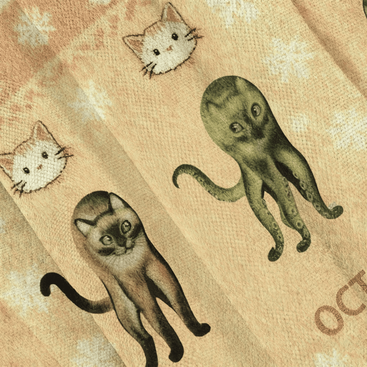 Puss And Octopus Hybrid Meme Funny Ugly Sweater, Ugly Xmas Sweater, Christmas Ugly Sweatshirt