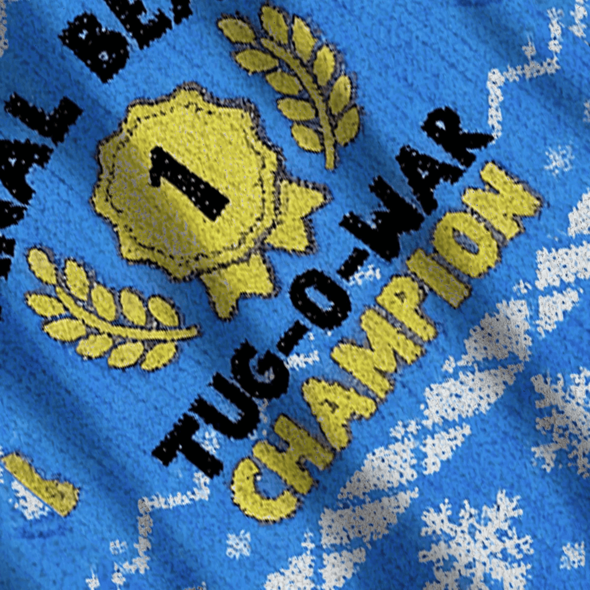 Bead Tug O War Champion Blue Ugly Sweater, Funny Ugly Christmas Sweater, Christmas Ugly Sweatshirt
