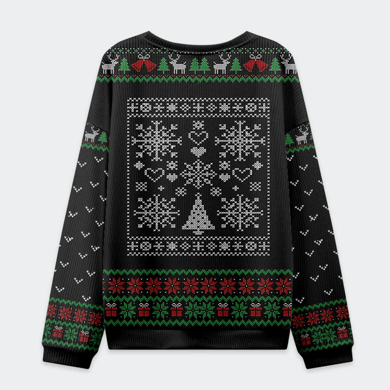 The Cat Is Watching Today Christmas Ugly Sweatshirt, Vintage Christmas Sweater, Ugly Xmas Sweater