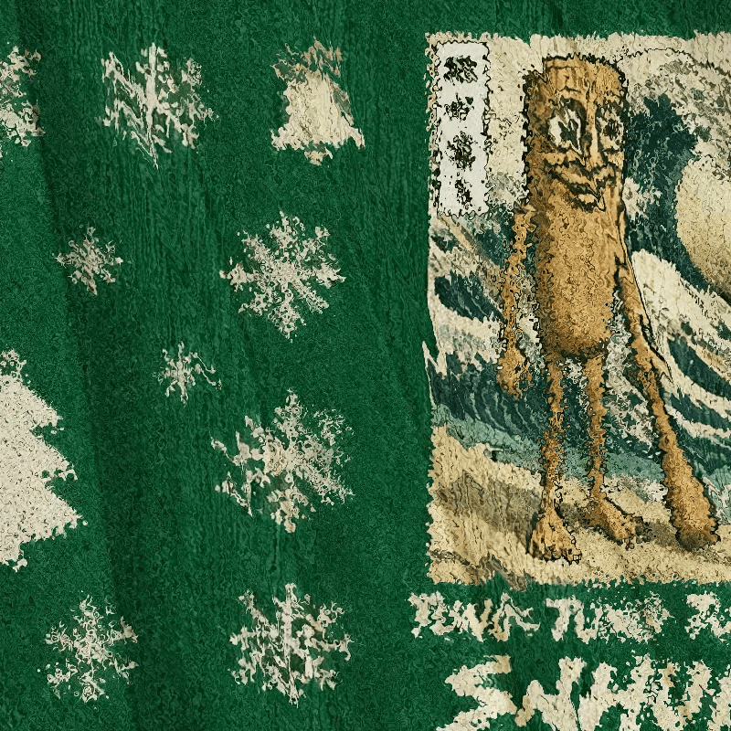 Tung Tung Tung Sahur Brainrot Vintage Christmas Sweater, Ugly Xmas Sweater, Christmas Ugly Sweatshirt