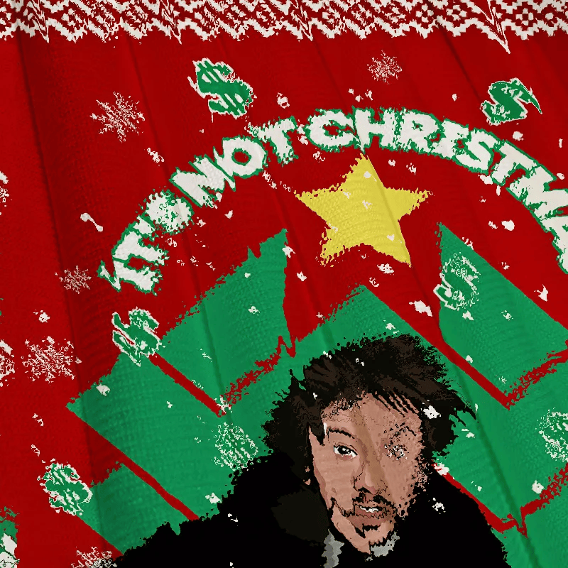 It's Not Christmas Until Hans Gruber Falls Ugly Sweater, Funny Nakatomi Plaza Christmas Ugly Sweatshirt ZZIPREV